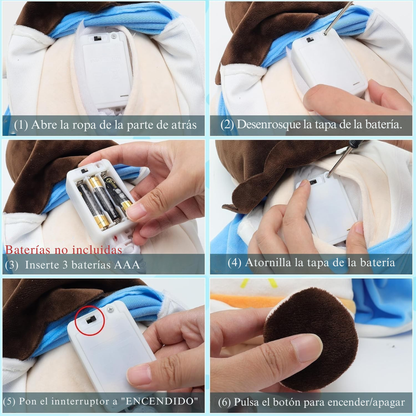 Virgen María Peluche con Respiración Relajante